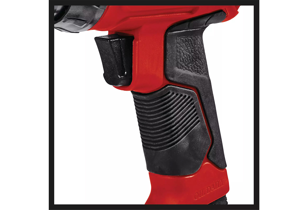 Απεικονίζεται η λαβή του αεροκόπιδου.